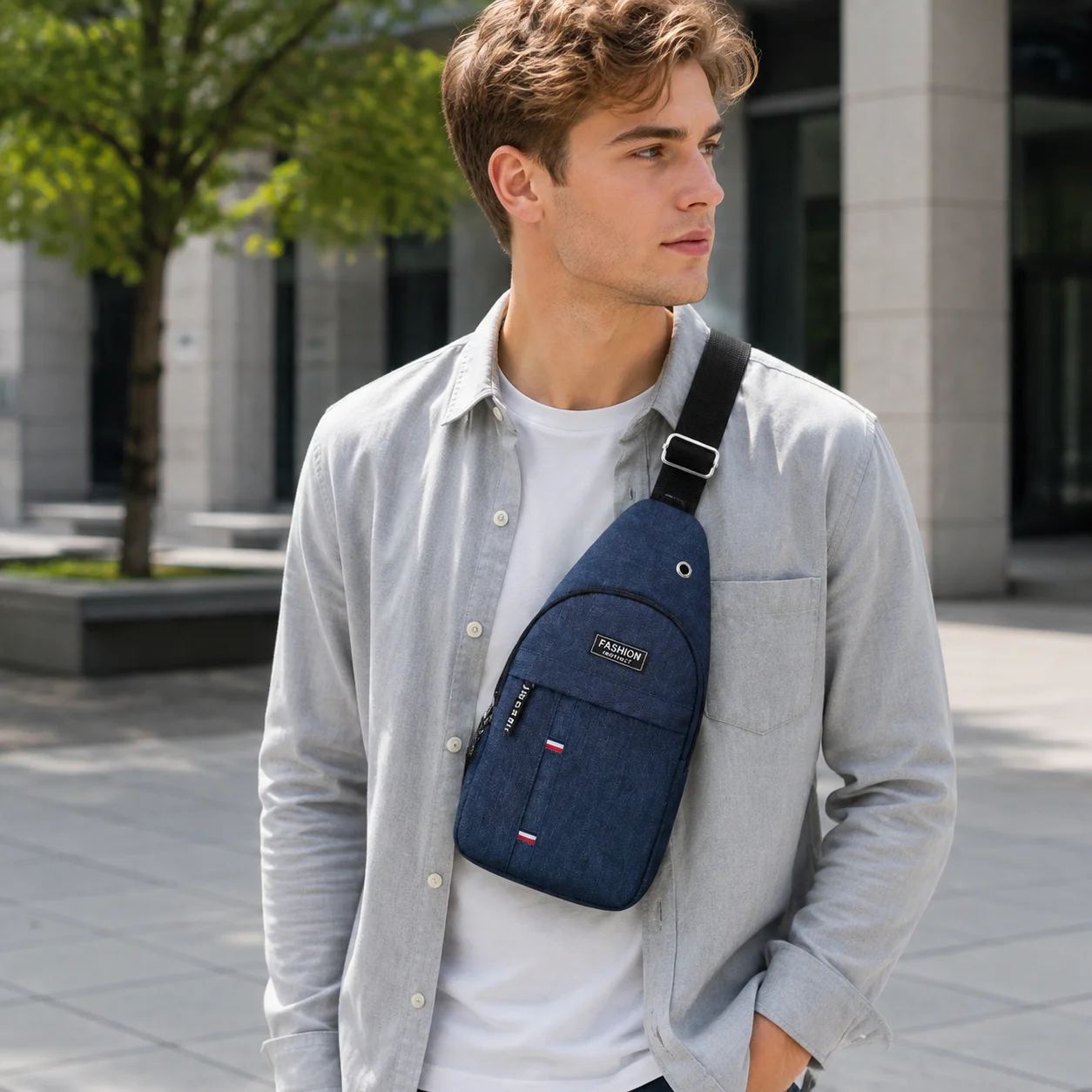 Wasserdichte Gürtel tasche für Männer mit großer Kapazität, verstellbarer Riemen für Outdoor-Aktivitäten, Laufen, Wandern, Fahrrad-Hüft tasche – Detail 10
