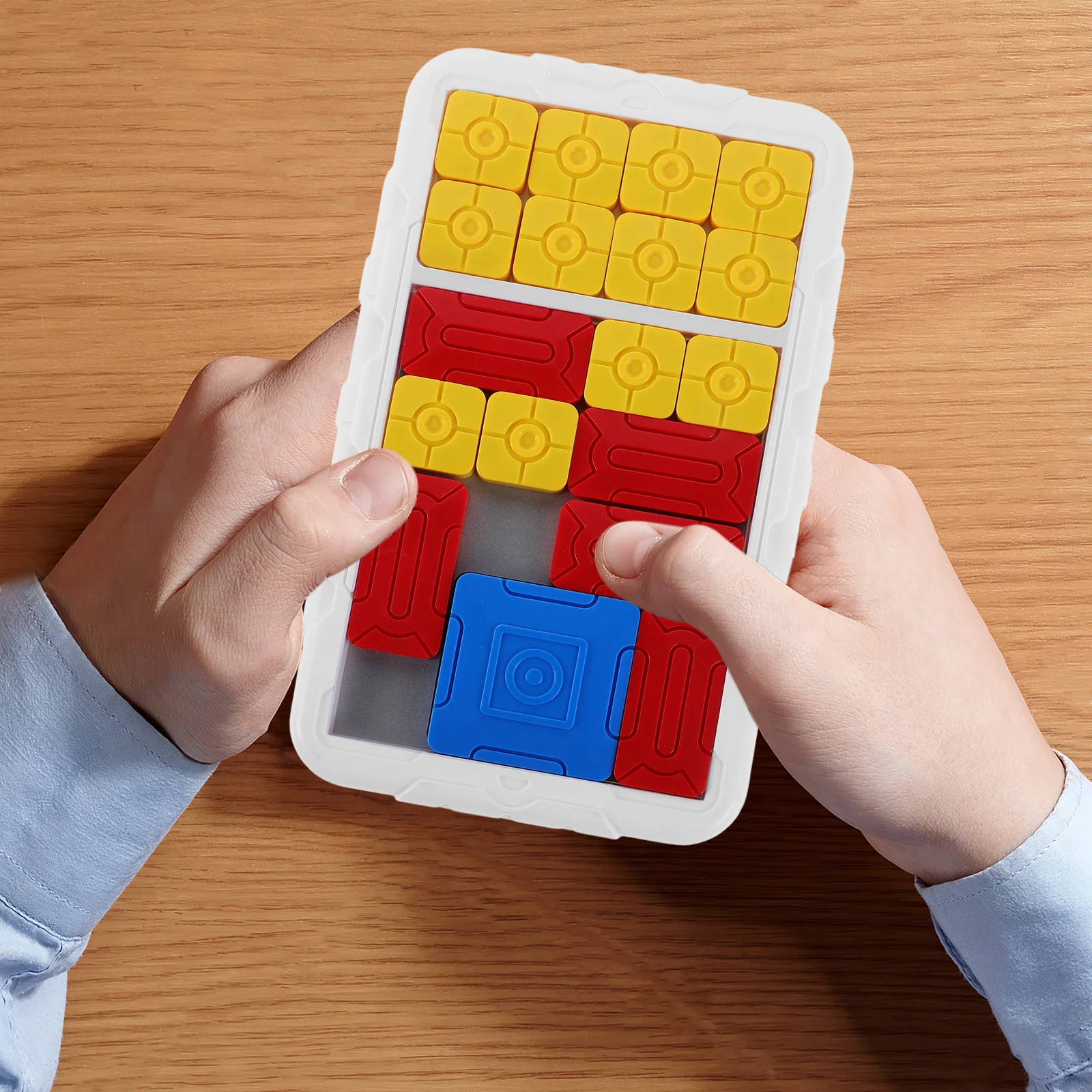 Huarong Sliding Puzzle Game Brain Teaser Logical Thinking Spatial Imagination Travel Educational Puzzle Board Game For