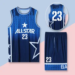 The New Summer Children's Basketball Jersey Is Breathable Paired With Training Clothes Boys Girls' Sportswear Basketball Games