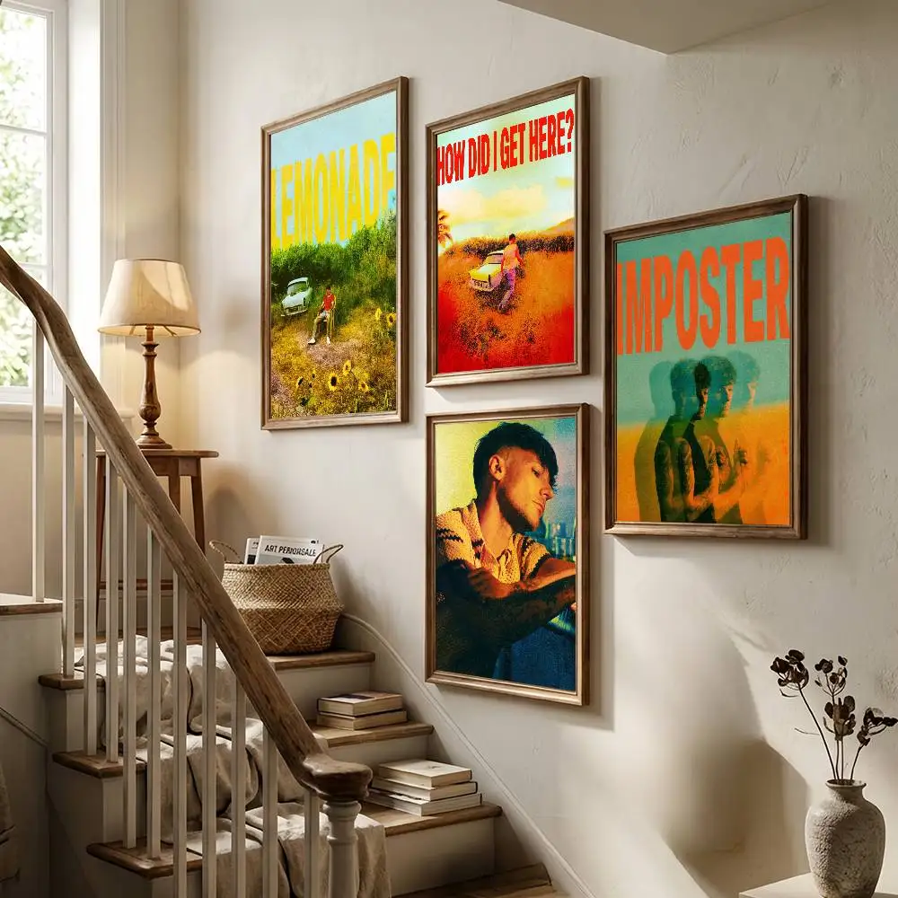 Singer L-Louis T-Tomlinson Music Poster Living Room Bedroom Bar Cafes Wall Home Decoration Gifts