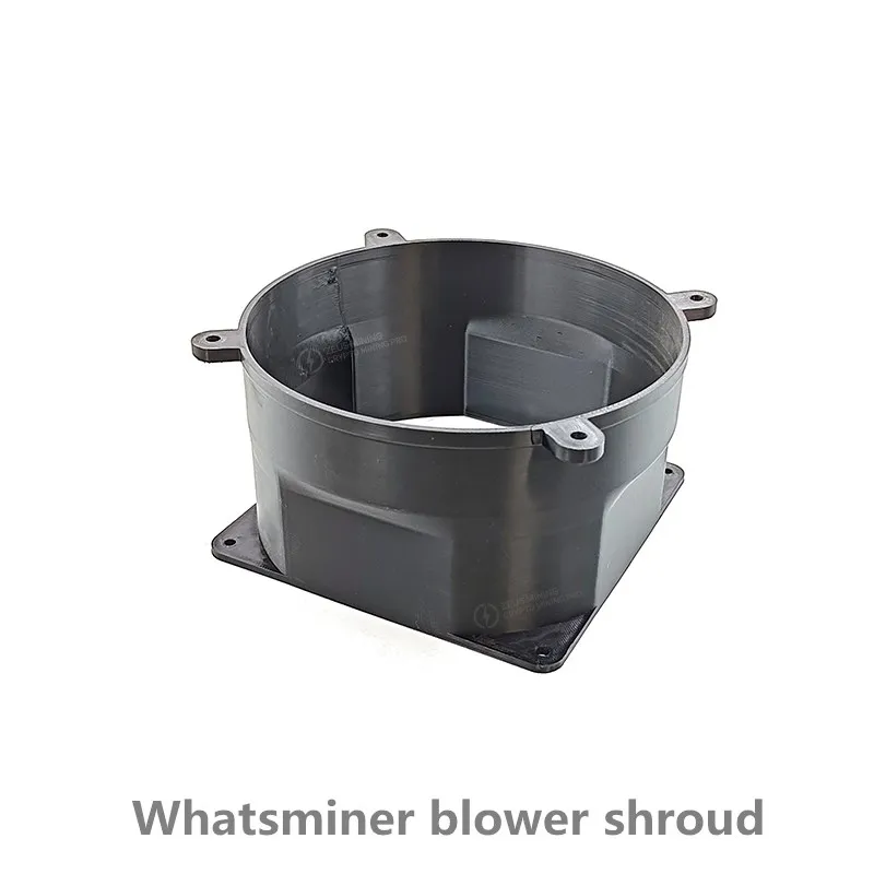 ASIC Miner Blower Shroud  For Antminer, Whatsminer, Iceriver, Avalon, And Other Miners, Reducing Sharp Noise