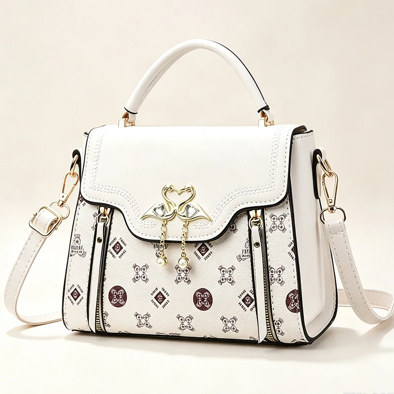 New Woman shoulder bag Large capacity Handbag for Women Crossbody bag Lychee pattern Portable bucket bag ladies messenger bag