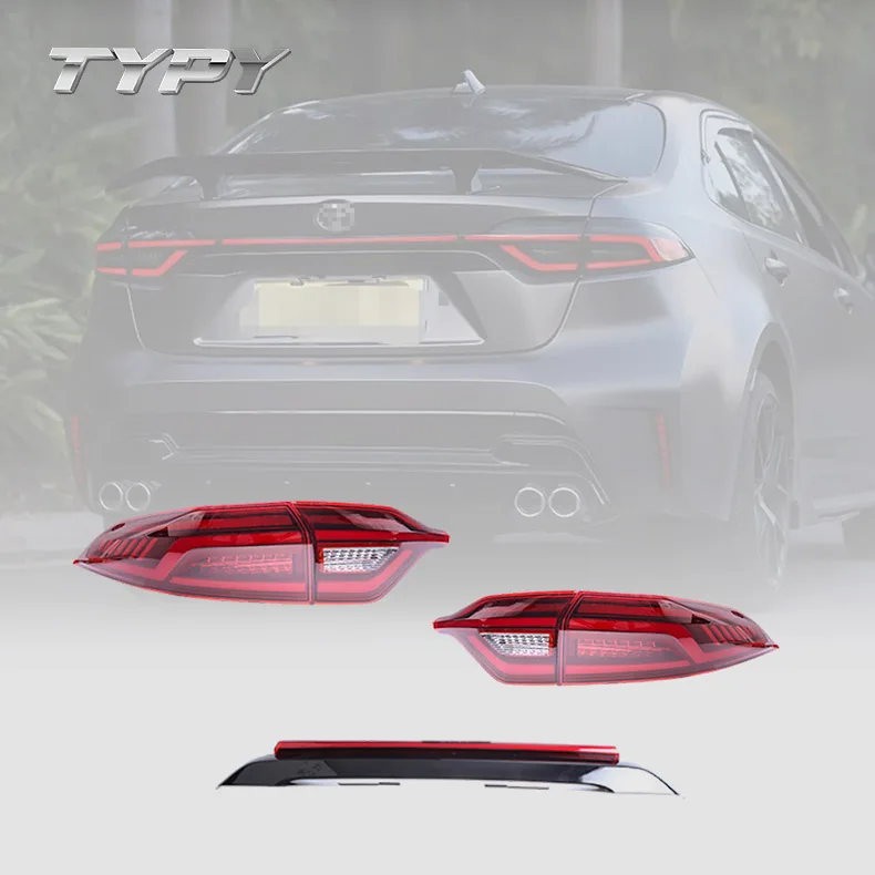 

Car Tail Light Upgrade LED Throughout Taillight Brake Signal Light For TOYOTA LEVIN 2019-2020