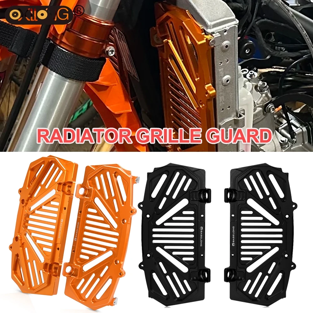 

Motorcycle Accessories Radiator Grille Guard Protector Cover For 125 - 500 XC XCF SX SXF XCW XCFW EXC EXC-F TPI Six Days 2024 25