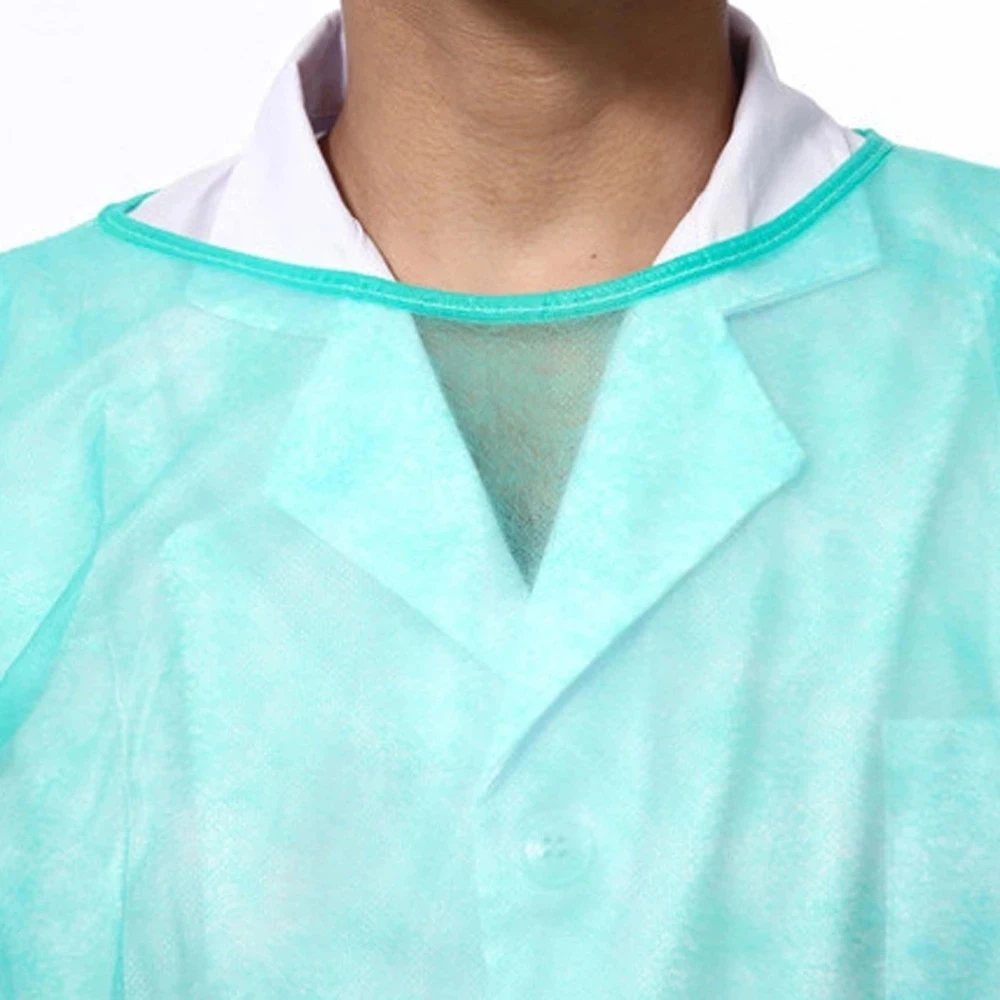 10/100 Unisex Wegwerp Beschermende Isolatie Suits, Anti-Spitting, Water-Proof, olie-Proof Verpleging Pakken, Anti-Fog Verpleging Pakken