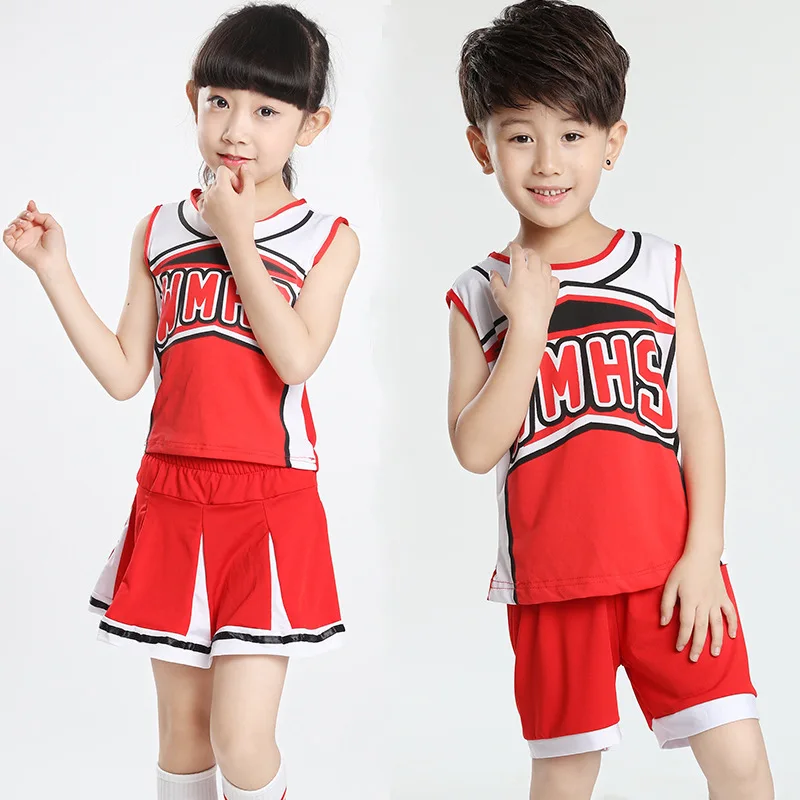 

Campus activity cheerleading team parent-child suit children's cheerleading team clothing elementary school cheerleading group g