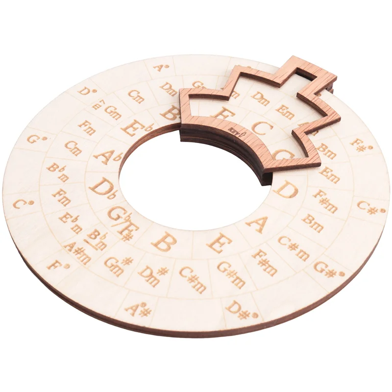 

ABST Wooden Melody Tool Melody Tool Circle Wooden Wheel And Musical Enlightenment Tool