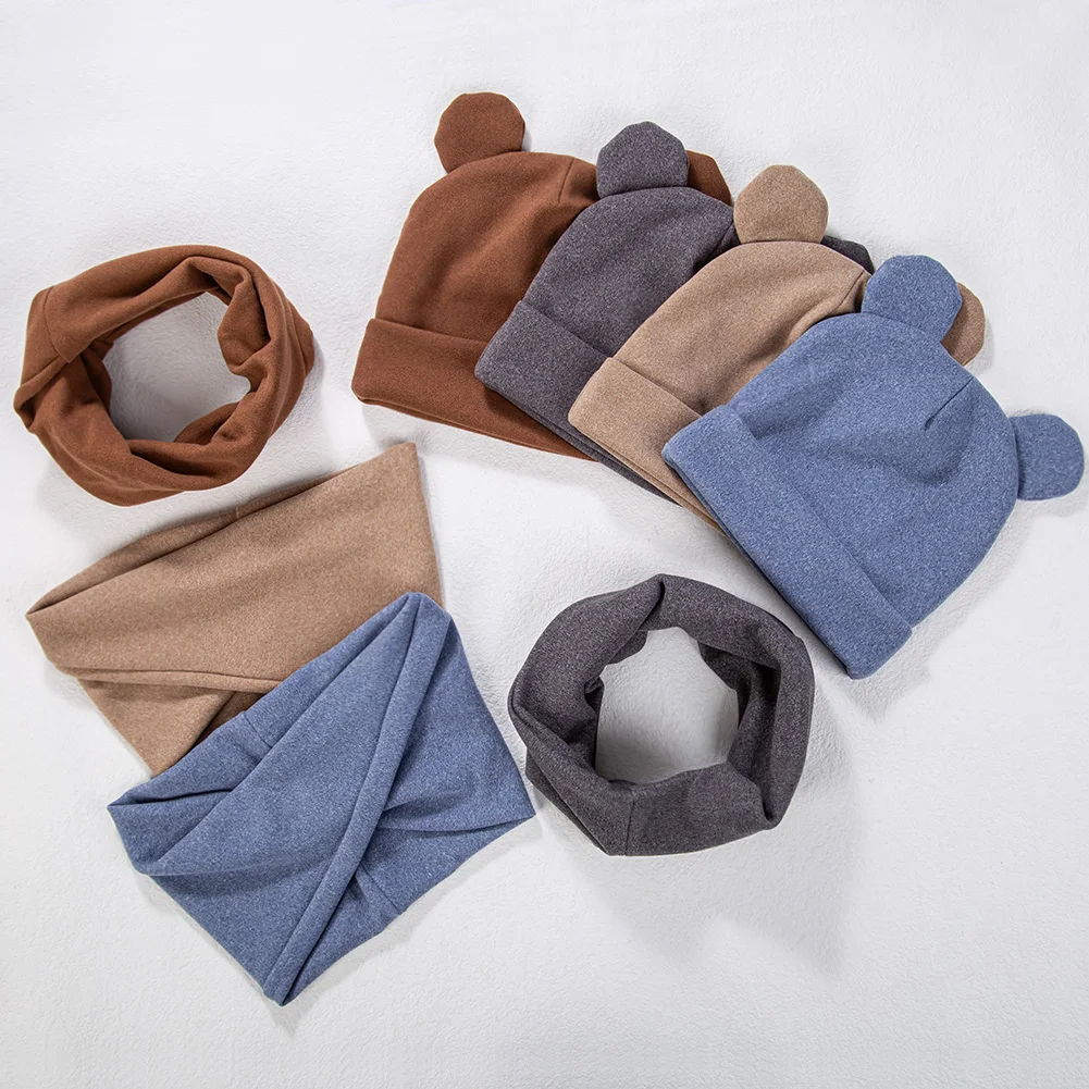 

2 шт./комплект, Детские кашемировые шляпы и шарфы