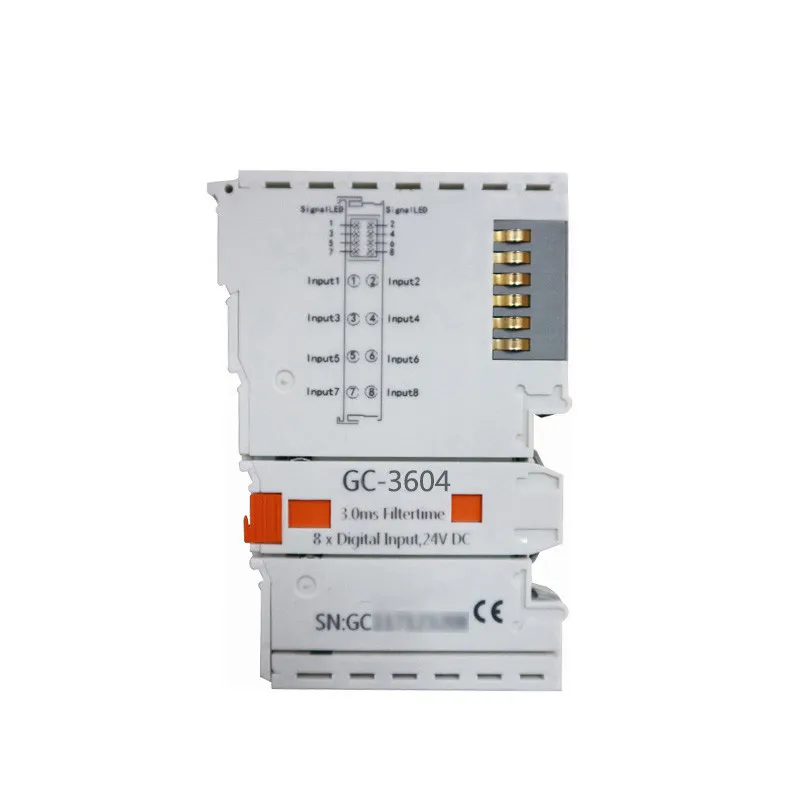 Programmable logic controller GC-3864 4-way T-type thermocouple temperature analog input IO working temperature range: -40℃~+85℃