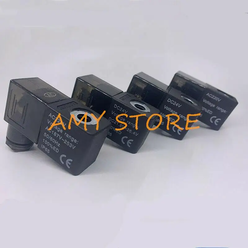 Electrical Part AC 220V 4.5VA or 6.0VA 50/60Hz Pneumatic Solenoid Valve Coil 4V210 310 410 DC12V/24V  AC24V/36V/110V/220V/380V