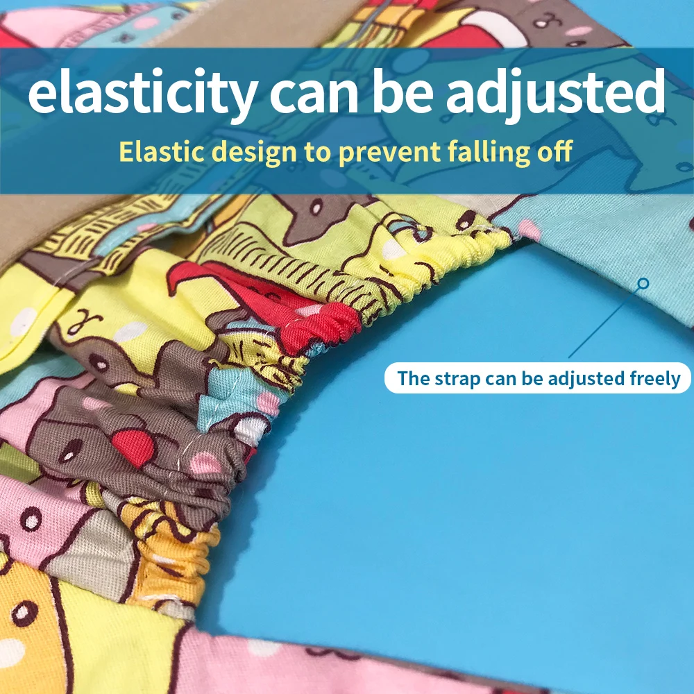 Świąteczna miękka czapka z nadrukiem, pielęgniarska chusta na głowę pochłaniająca pot, ręcznik, chirurgiczna czapka przeciwbrudna z czystej bawełny, czapka lekarska, pyłoszczelna.