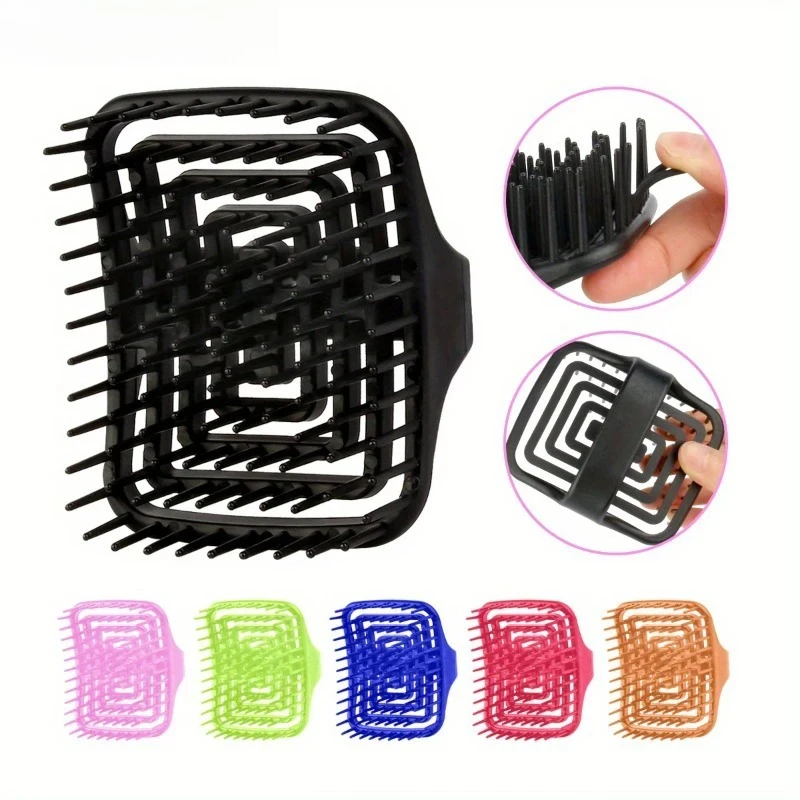 

Scalp Massage Shampoo Brush - Deep Cleansing & Exfoliation, Hollow Design, Easy Hair Care Tool for Men Women Wet Dry