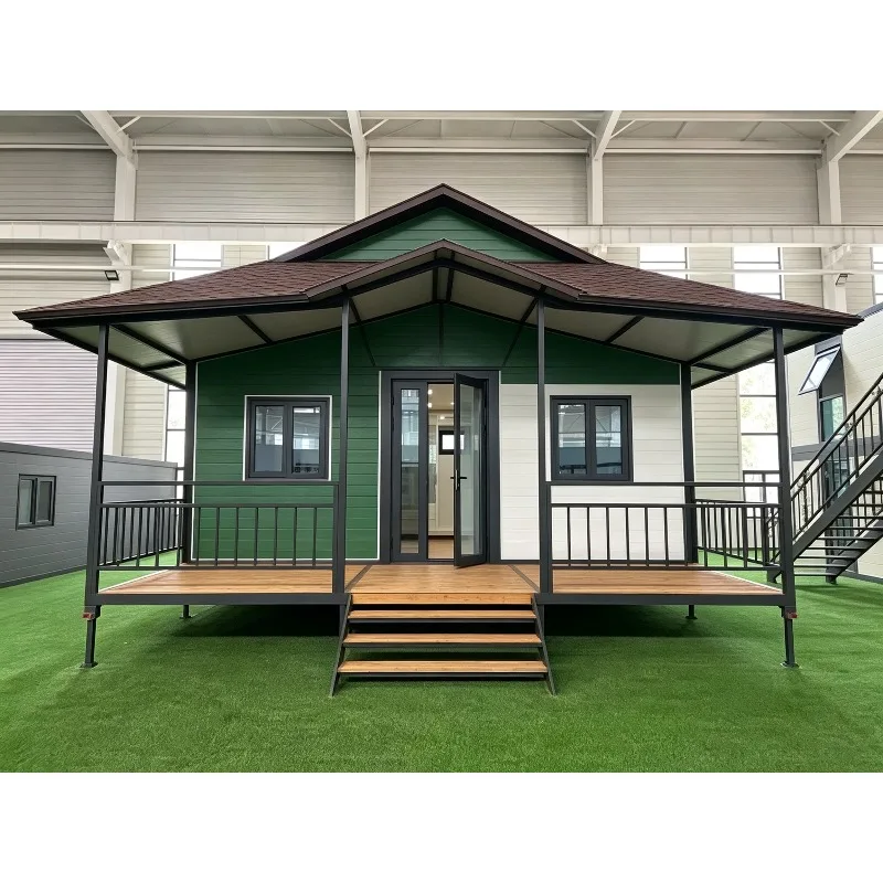 Luxury 20FT 40 Ft Prefab Steel Prefabricated Sandwich Panel Expandable Living Container House Modular Tiny Homes with Bathroom