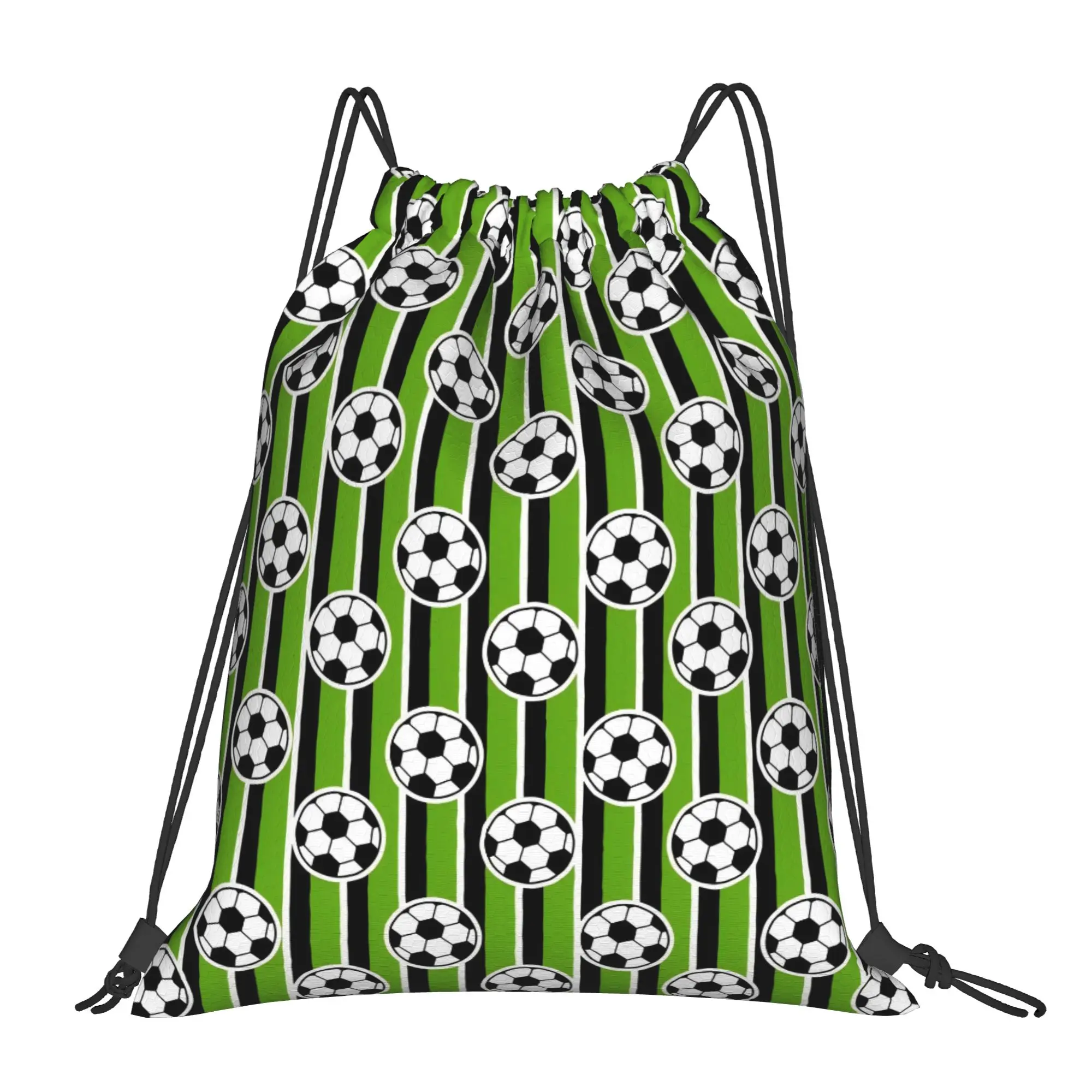 Soccer Football Fan Merch 21  Drawstring Bags Gym Unisex Storage Organize Bundle Pocket Rope Bag
