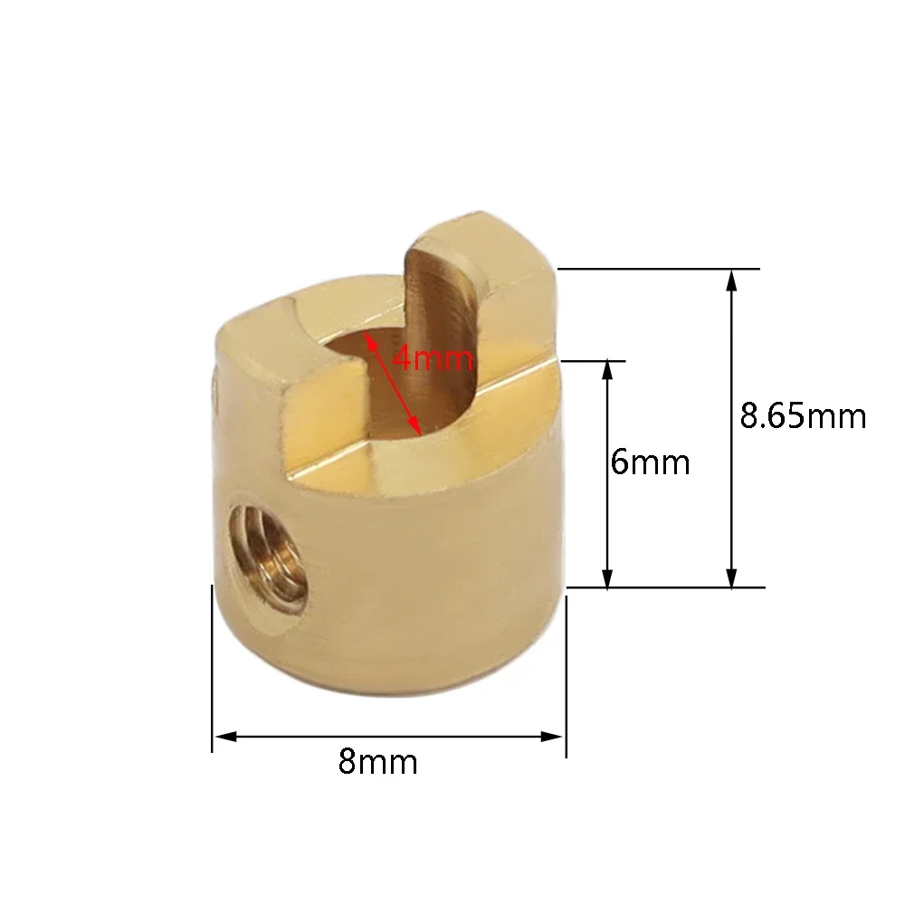 Kit de muleta de eixo de cachorro de acionamento de barco RC premium de 10 peças 3 mm, 4 mm, 5 mm, 6,35 mm tamanhos ideais para eixos de transmissão de barco RC