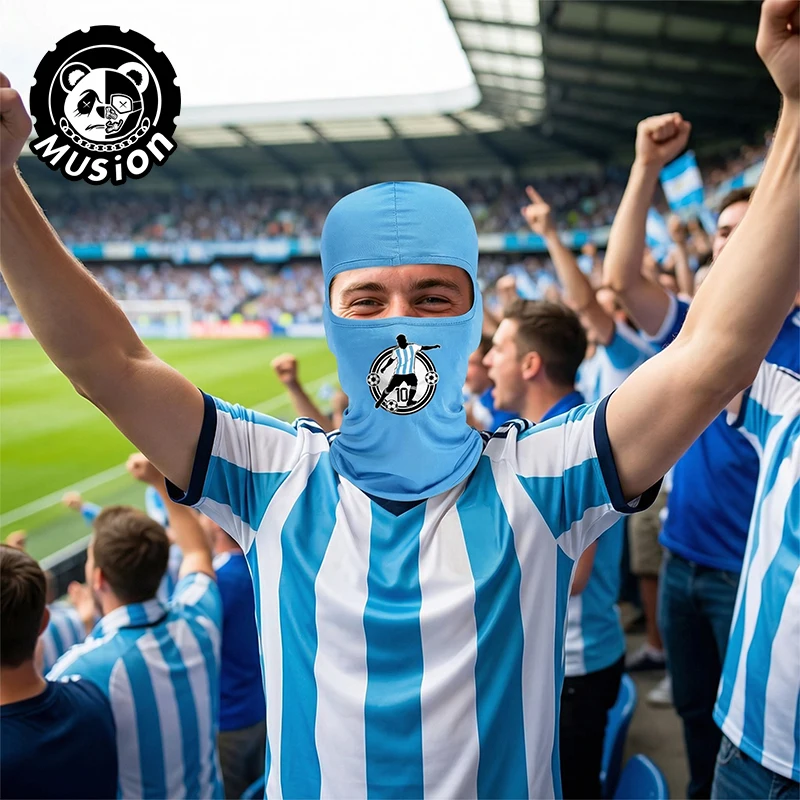 Musion Balaclava Mask 2026 Football Street Hip Hop Printed Windproof Sunscreen Breathable Camping Outdoor Hat