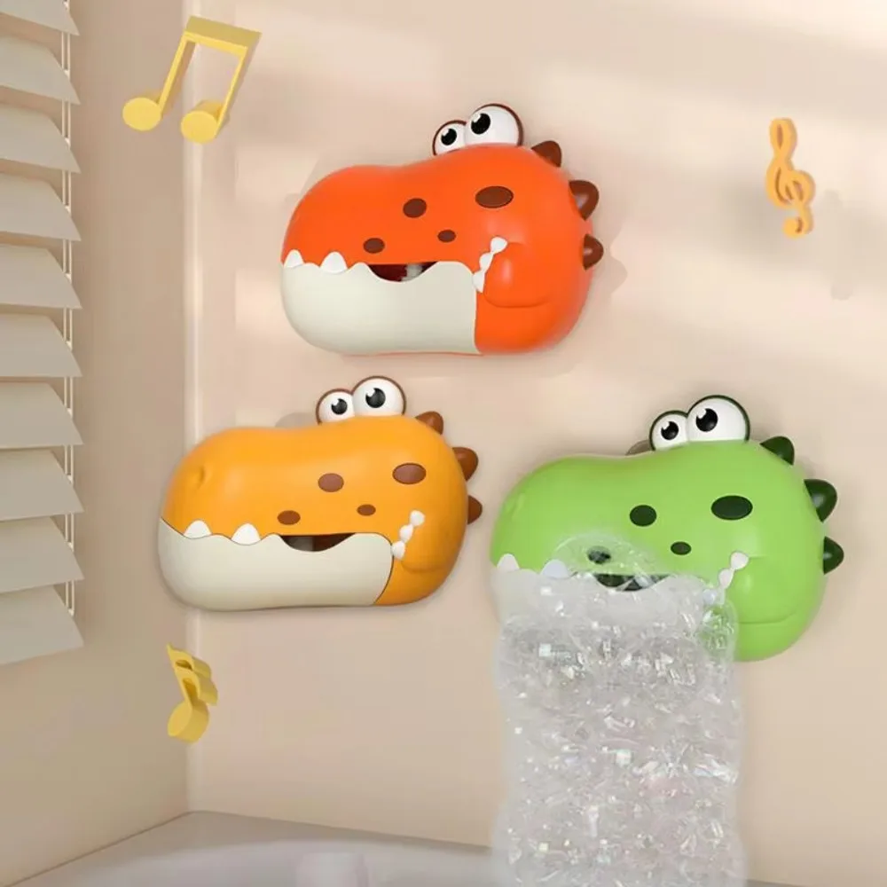 Dinosaurus Vorm Bad Bubble Maker Muziek Automatische Bubble Machine Elektrische Zuignap Bad Bubble Machine Zomer