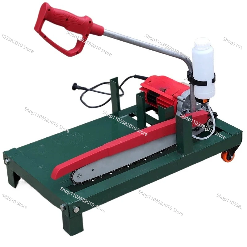 Factory Outlet 2850W Electric Log Saw & Firewood Splitter, High-Power Wood Cutting Machine for Rural Household