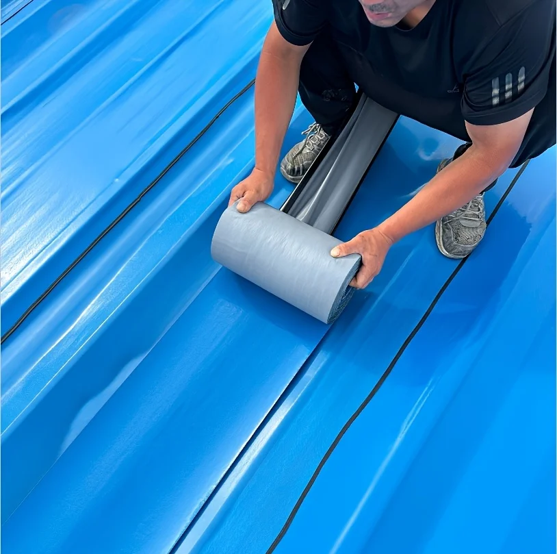 شريط بولي إيثيلين مقاوم للماء للأسطح والجدران والأنابيب. مقاوم للماء، مقاوم للطقس، سهل الاستخدام. الطول 590 بوصة العرض 3.93 بوصة.