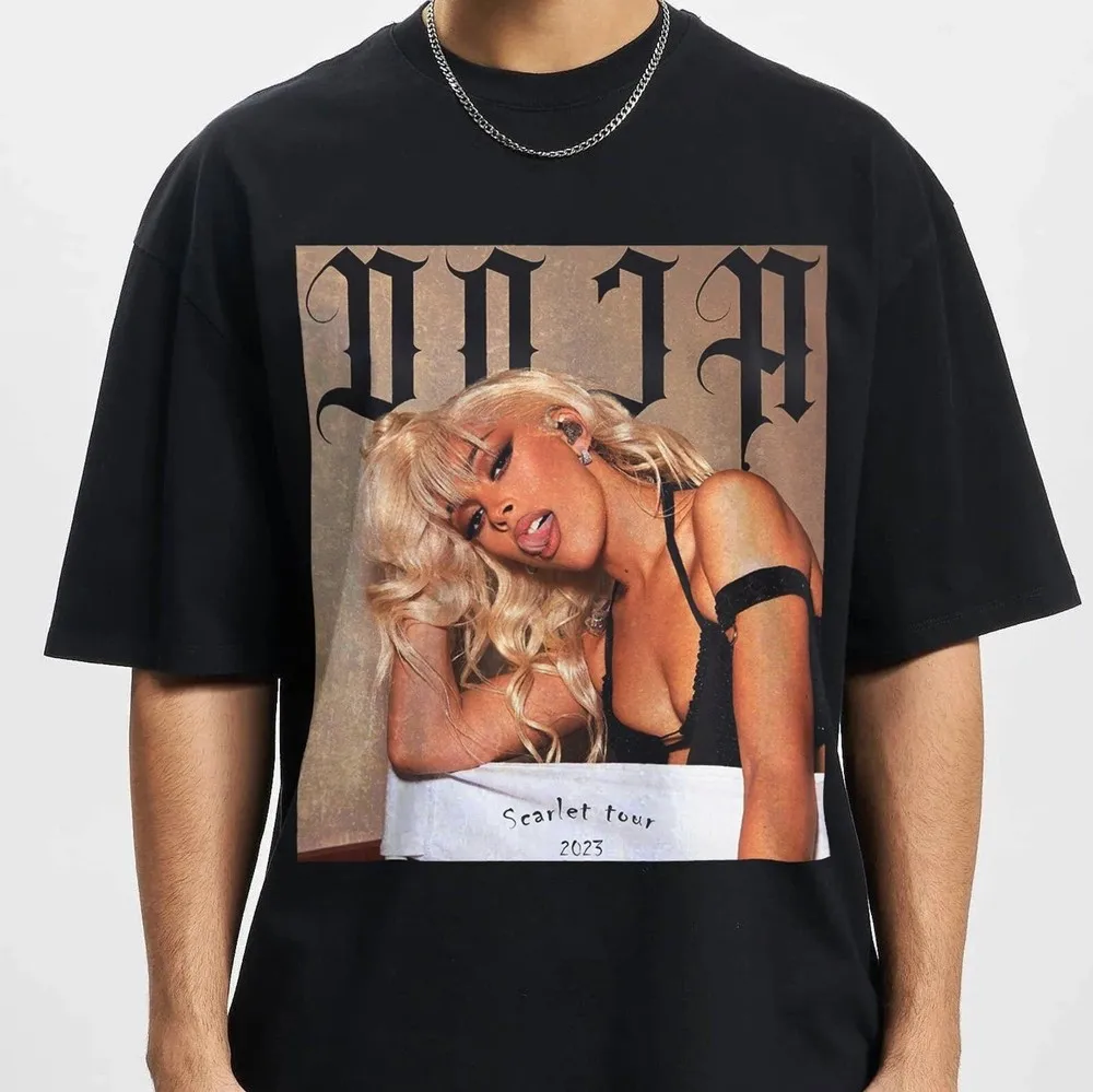 تي شيرت Doja Cat يحتاج إلى معرفة تي شيرت عتيق من التسعينيات، قمصان Doja Cat Scarlet Tour للجنسين