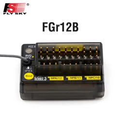 Flysky FGr4B 4CH AFHDS 3 Receiver FGr8B 8CH FGr12B 12CH Receiver PWM PPM Ibus for AFHDS3 Transmitters RF Modules PL18/ NB4 /NB4