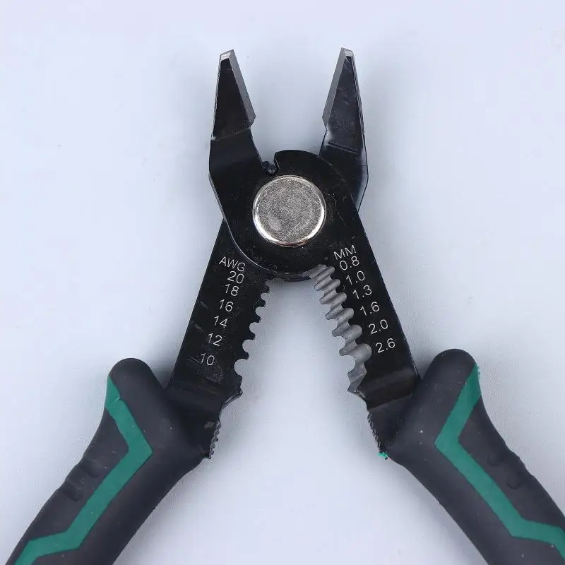 16cm 6.5 Inch Wire Strippers Cable Cutter Tool Crimping Plier Wire Electrician Hand Tool Multifunctional Wire Stripper Pliers