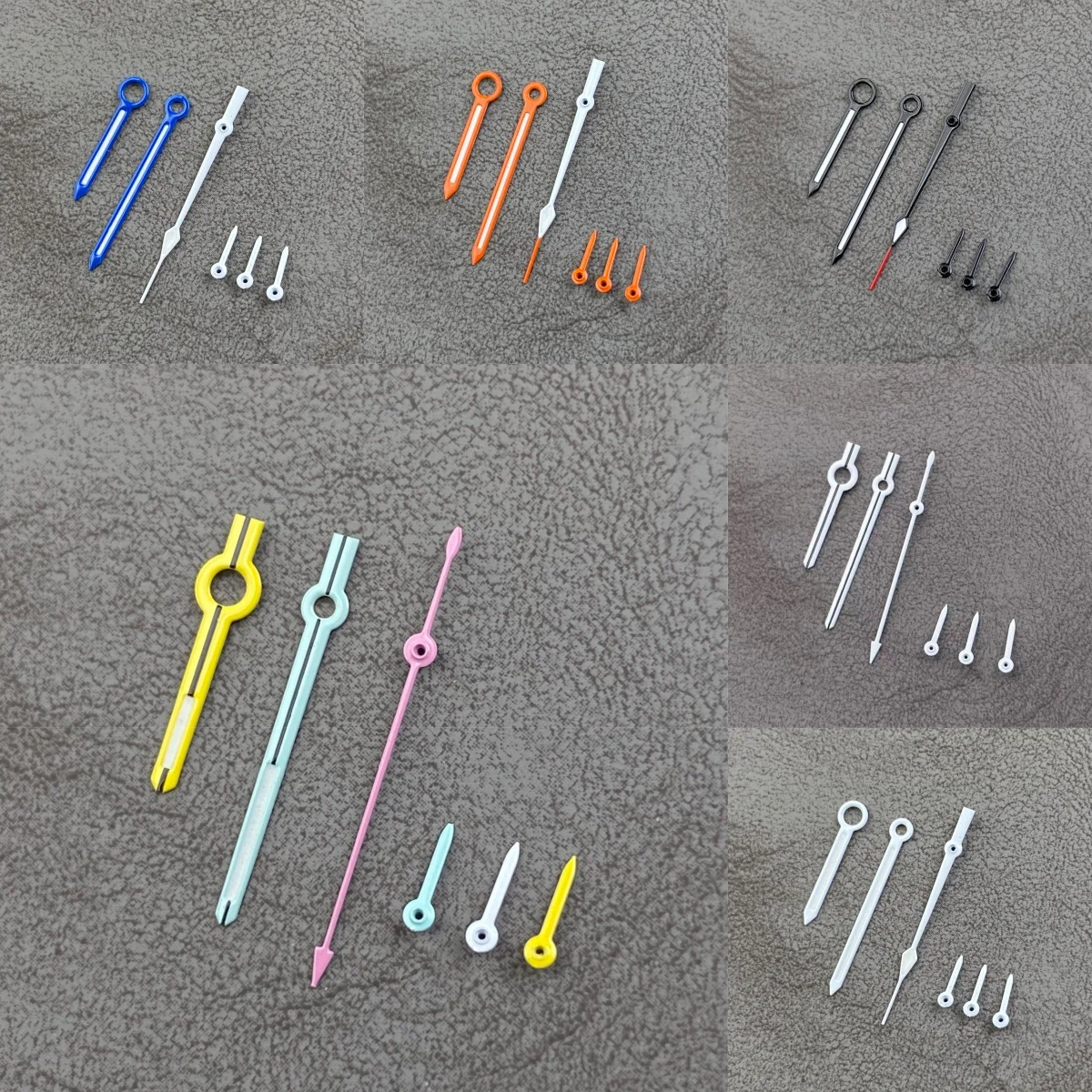 VK63 時計針グリーン発光ホワイトブルーブラック 6 針フィット VK63 クォーツムーブメント時計部品ポインター/針アクセサリー