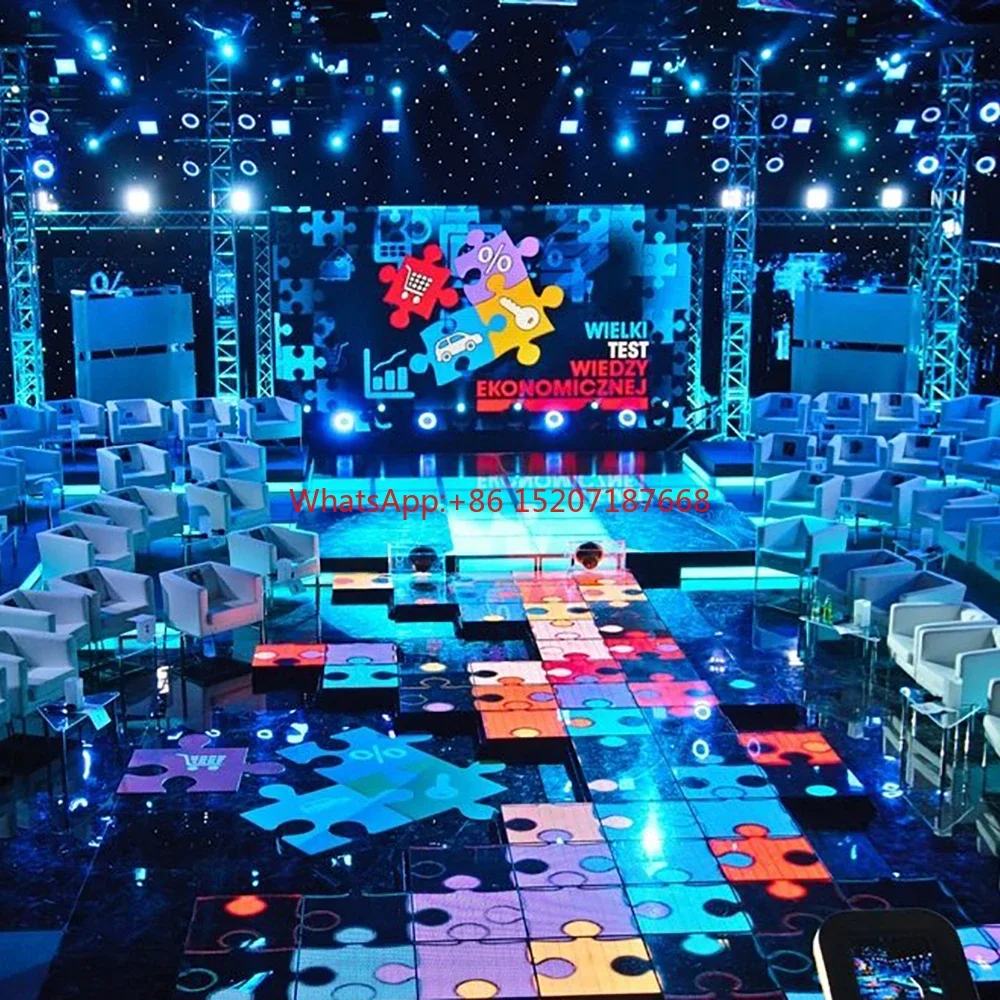 P6.25 Full-color Indoor and outdoor Dance Floor interactive Screen Concert dance floor LED Display LED floor dance screen