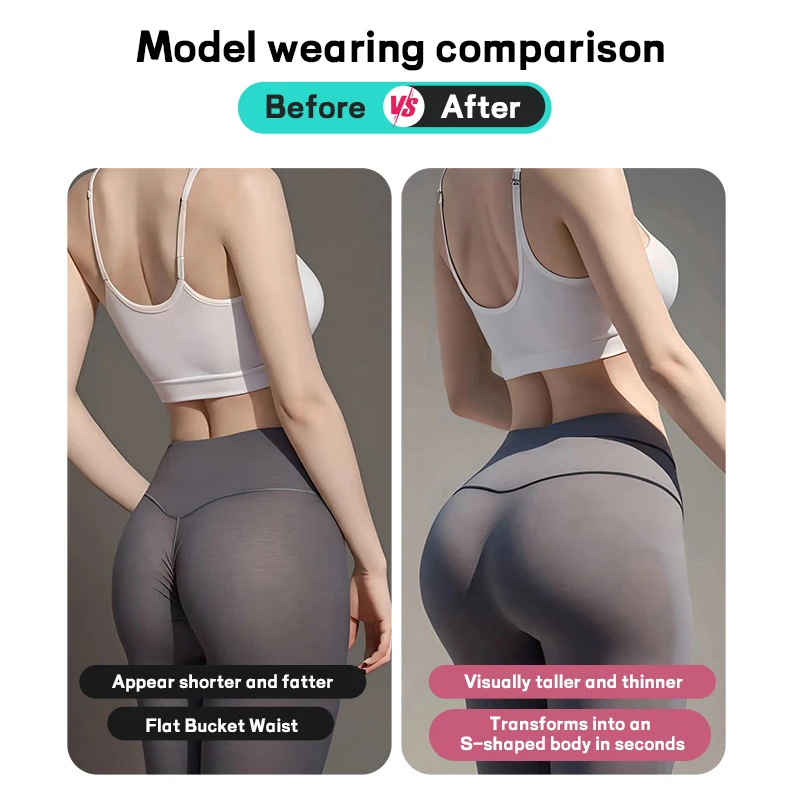 LERVANLA Big Silicone Sexy Buttocks Enhancement Add 3.5cm Thickness for Honeycomb Breathability Hip Pants for Women Cosplay