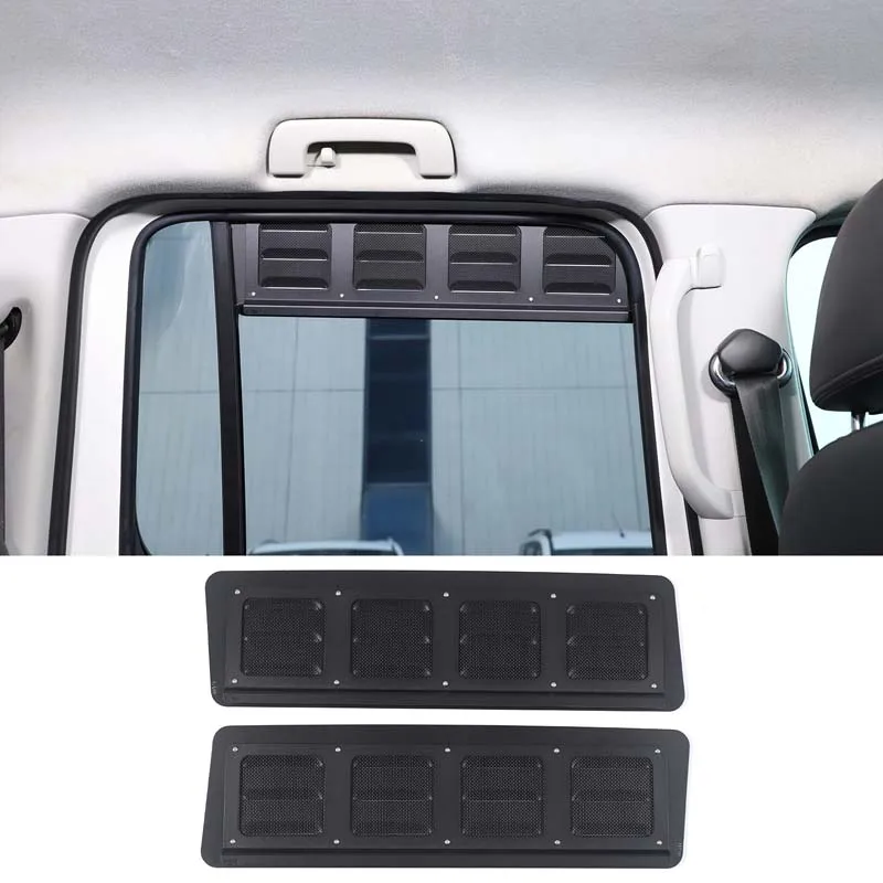 For VW Volkswagen Amarok 2011-2018 Aluminum Alloy Car Rear Window Air Vents Ventilation Grille Vent Louver Panel Accessories