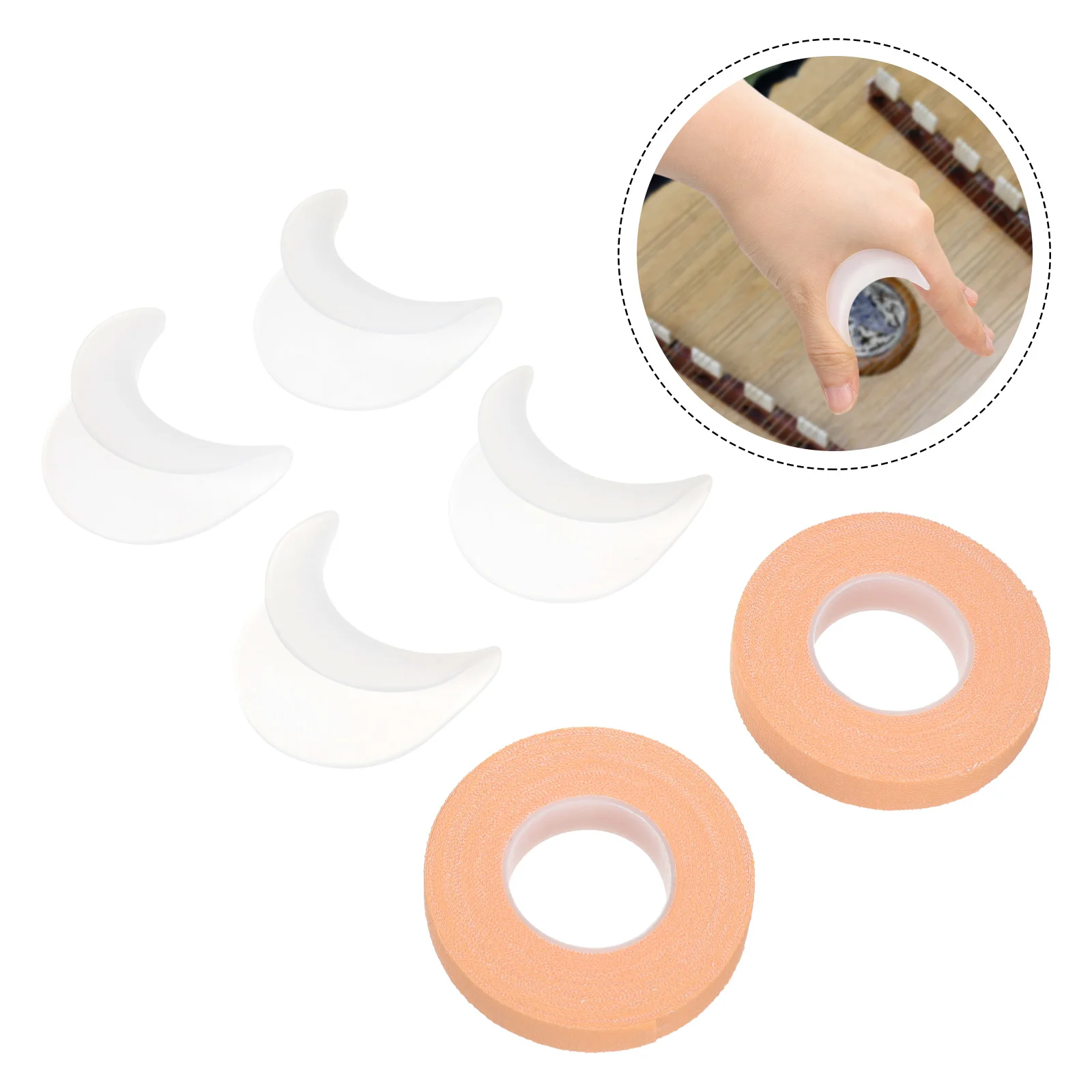 

Hand Corrector Position Chinese Zither for Bending Muscle Trainer Practice Rectifiers Silica Gel Posture Beginner Tool