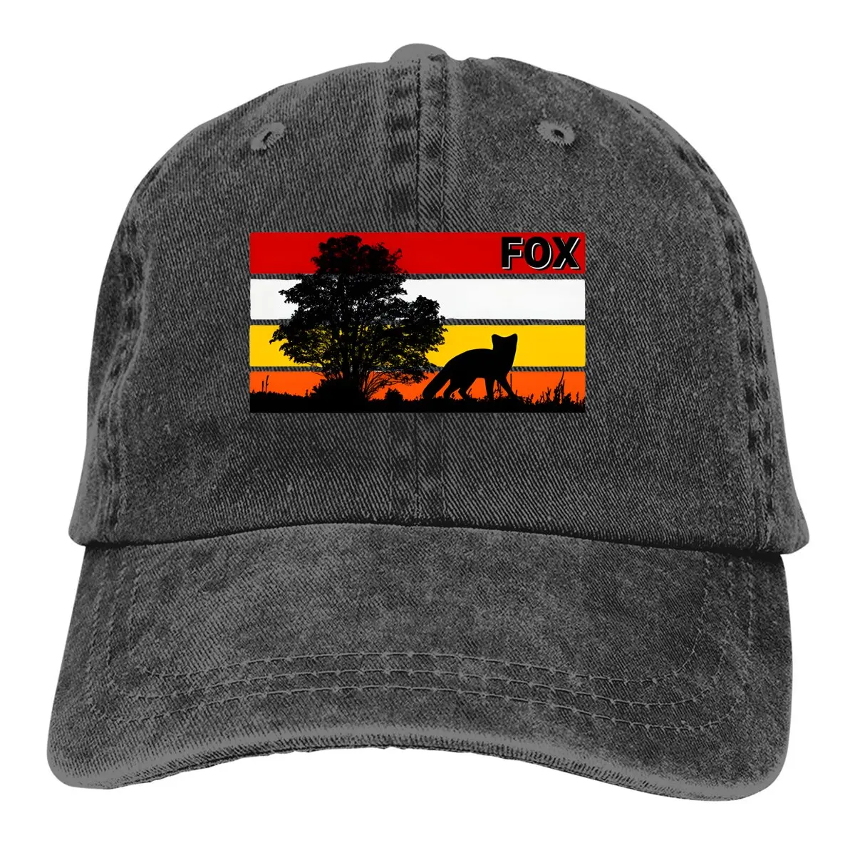 Pure Color Dad Hats Shadow Women's Hat Sun Visor Baseball Caps A Fox In The Wild Peaked Cap