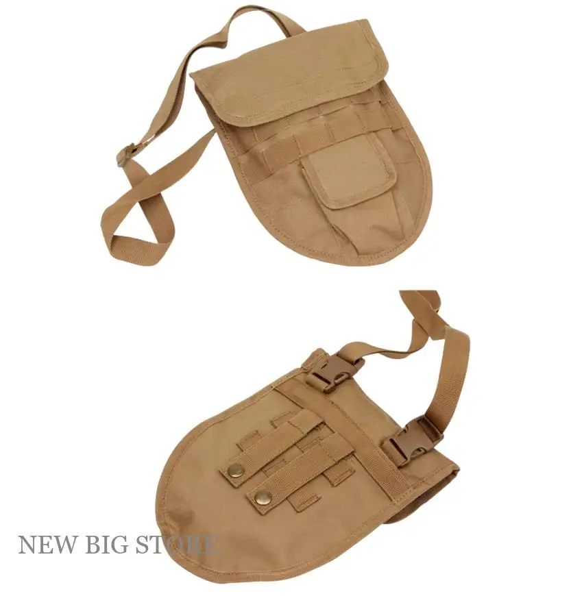 Outdoor Multifunctional Molle Shovel Bag Protective Cover Shovel Storage Bag Sundry Bag Inclined shoulder bag Waist Bag