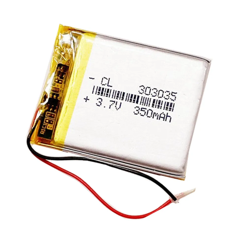 1-10PCS 303035 3.7V 200mAh Lithium Polymer Rechargeable Battery For MP3 MP4 GPS DVD Bluetooth Speaker Headset Recorder Camera