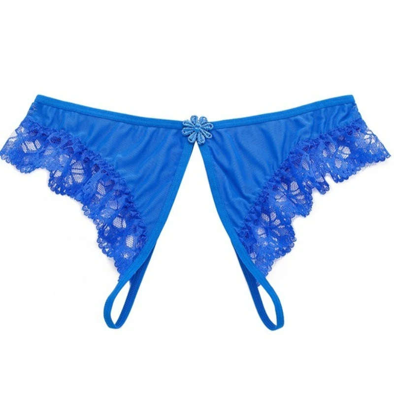 

Soft Lace Panties for Women Sexy Crotchless Lingerie Ruffle Trim Cheeky Briefs Exotic Hollow Out Underwear Cut Out Underpant
