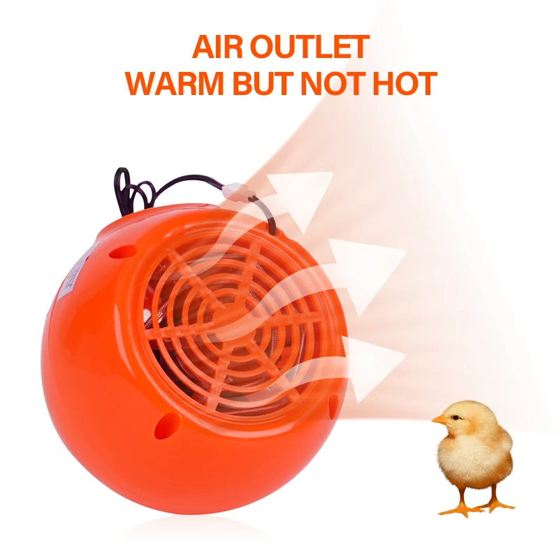 Neue 220V 150W Heizlampe mit Thermostat-Temperaturregler, Heizgerät für die Tierhaltung, Wärmelampe für Hühner, Ferkel, Hunde und andere Haustiere. – Detail 3