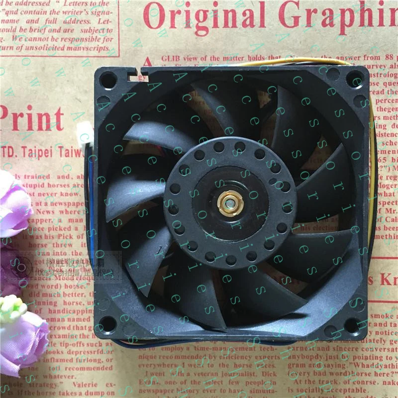 PP+ FOR DELTA FFB0812EH 12V 0.8A 4Pin Fan 80x80x25mm PWM Server Cooing Fan