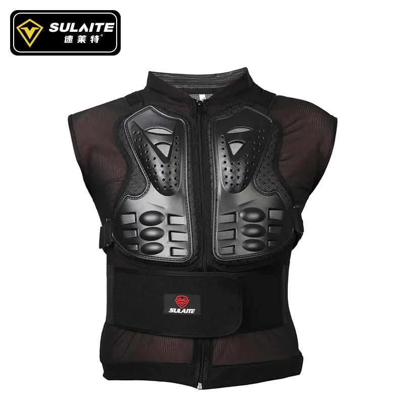 SULAITE Motorcycle Armor Racing Sleeveless Armor Summer Breathable Cycling Off-road Sleeveless Cycling Protective Jacket