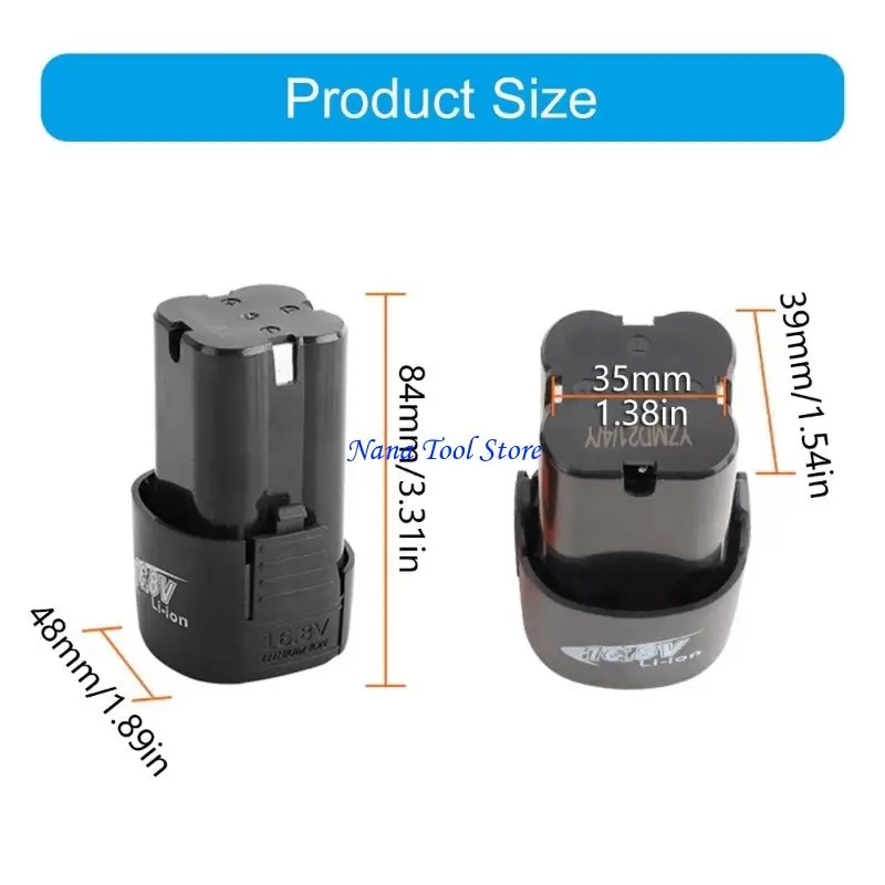 31GJ Screwdriver Drill Battery ABS Housing DC16.8V 4S 18650 Battery Pack For Power Tool And DIY Projects