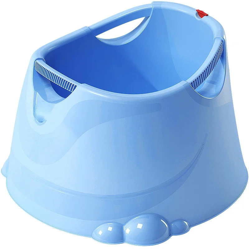 Baby Bath Bucket Baby Bath Barrel Can Sit Double Layer Bionic Bath Barrel