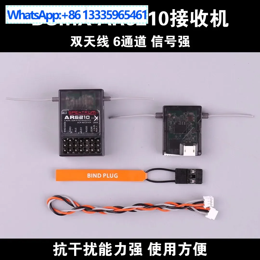 

AR6210 6-Channel DSMX DSM2 Receiver JR 6-Channel Receiver