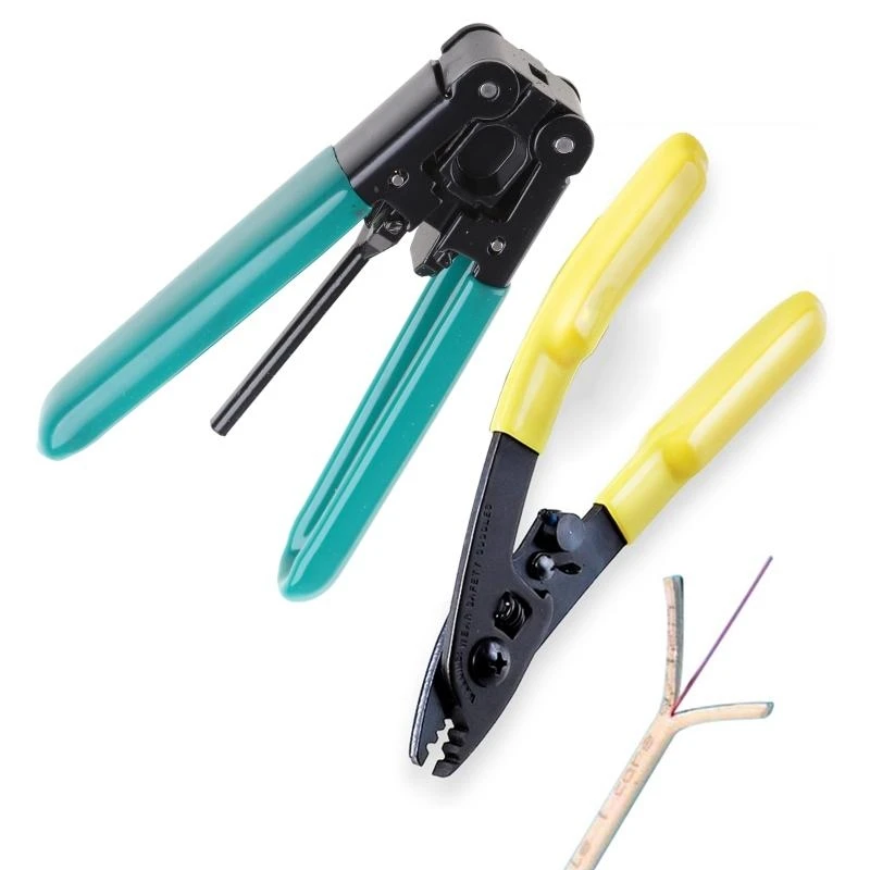 U2JC Optical Fiber Stripper FTTH Cable Sheath Peeling Wire Striping Plier Steel Wire for Miller Clamp Tool