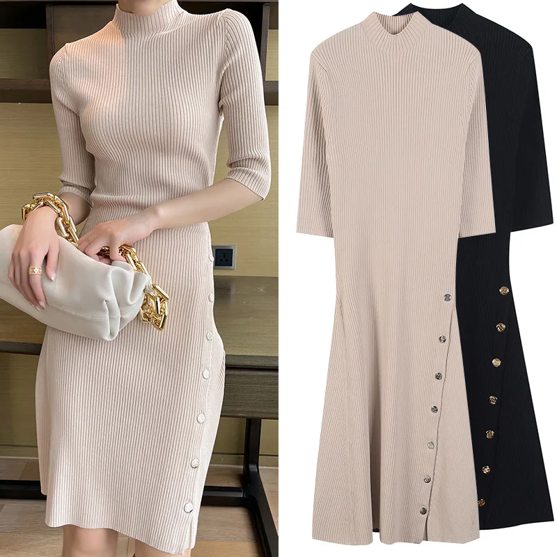 

Осень 2024, облегающая трикотажная юбка трапециевидной формы с круглым вырезом Ne ort Sve, осень 2023, цельная юбка трапециевидной формы с высокой талией