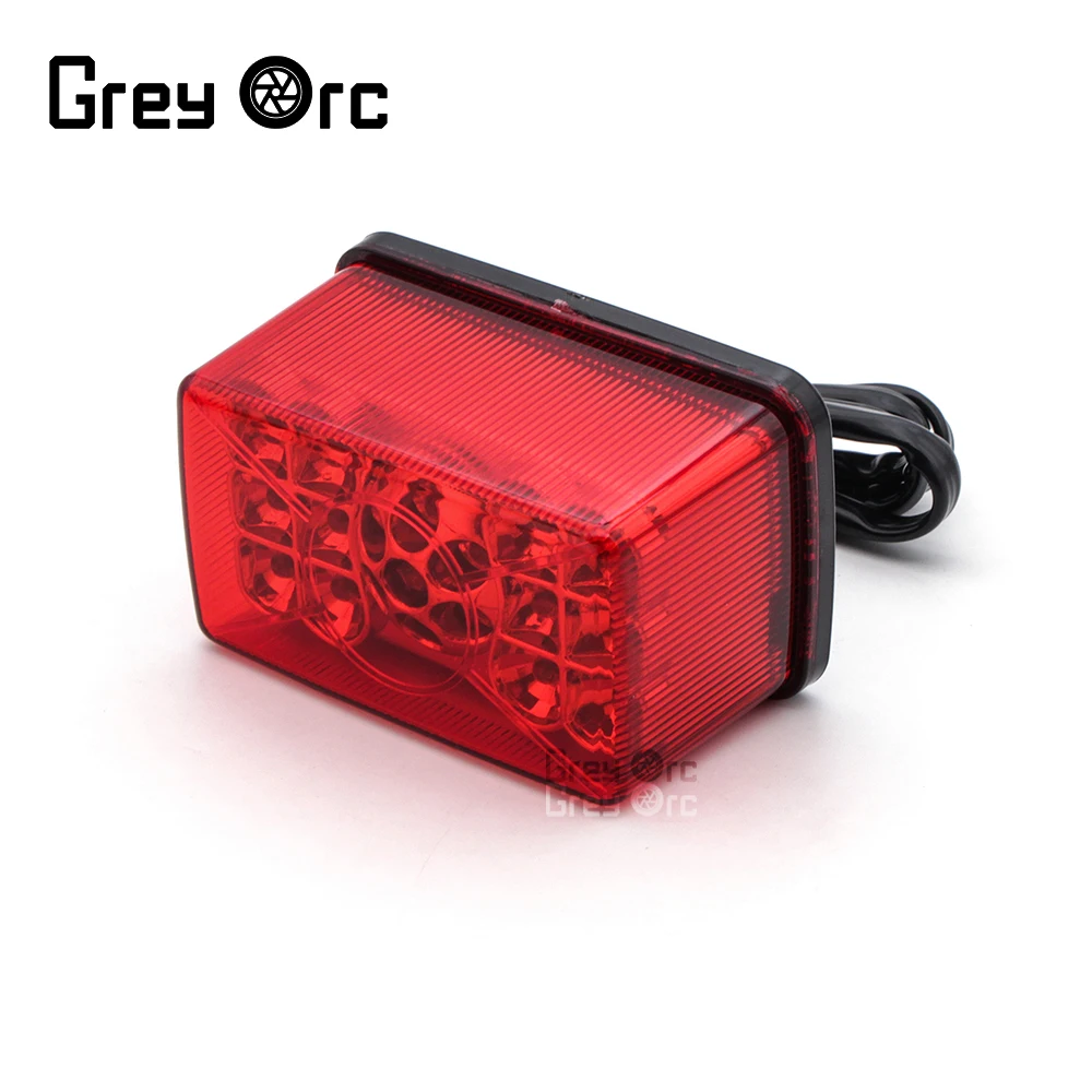 

Motorcycle Universal LED Tail Lights With License Plate Holder Brake Tailight Lamp For Kawasaki Ninja ZX10R ZX6R ZX900