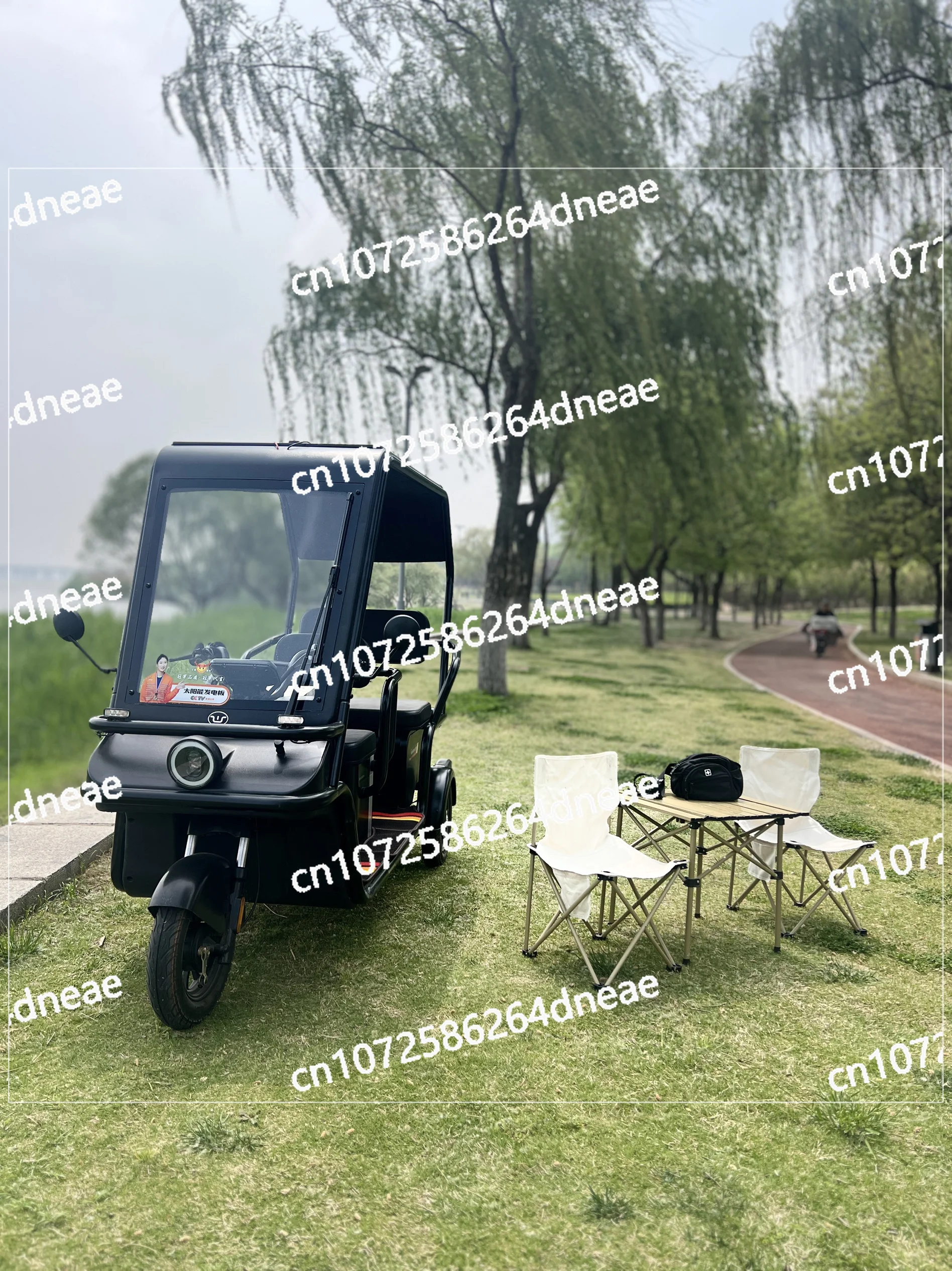 

Солнечный электрический трехколесный велосипед, солнечная уличная мобильная зарядка, потолок самогенерации