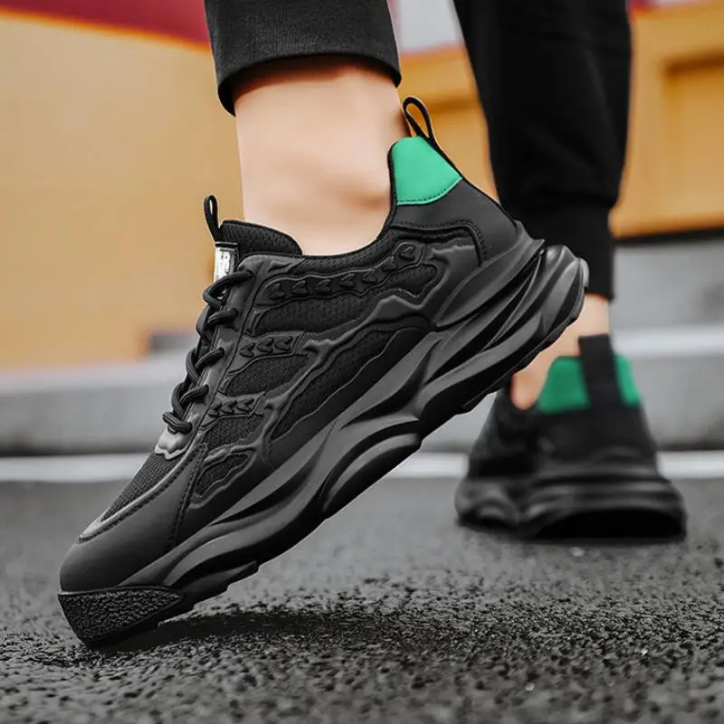 Oversized men's shoes 45 plus fat plus size casual Daddy shoes 46 mesh running shoes 47 Breathable fashion shoes mesh shoes 48