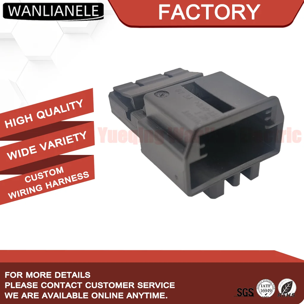 50 Sets 3AA972714 4 Pin Flat Connector Housing Black Fit Golf VII Jetta Taos Tiguan Seat Heater Harness