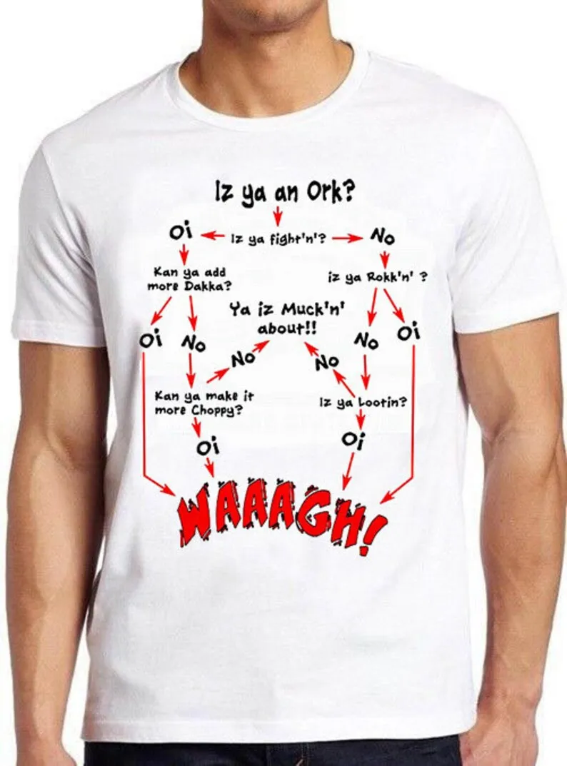

Ork Flow Chart, Retro Funny Tee