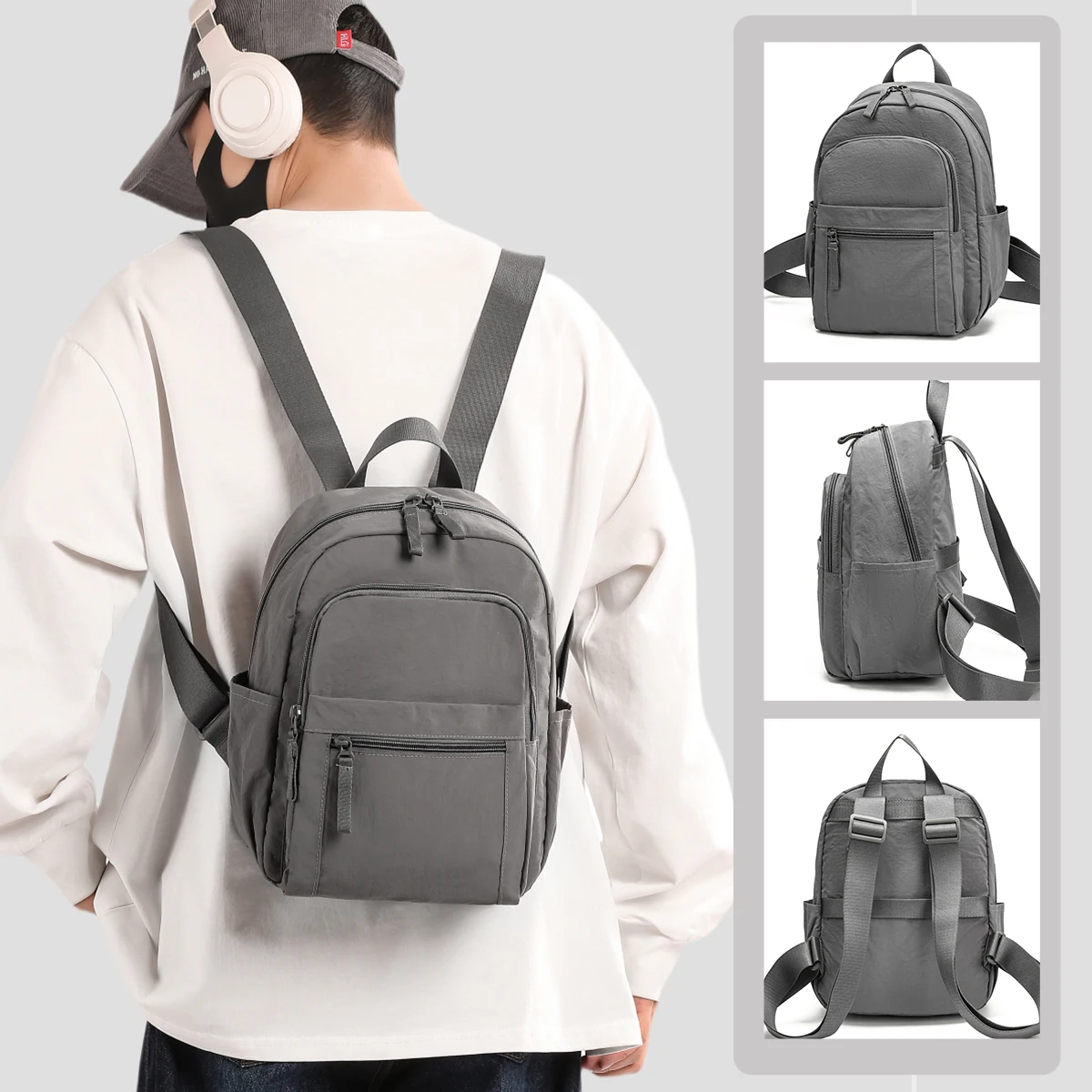 French Fresh Mommy Normcore Reiserucksack Neuer, leichter, belastungsreduzierender High-End-Rucksack für Pendlermode