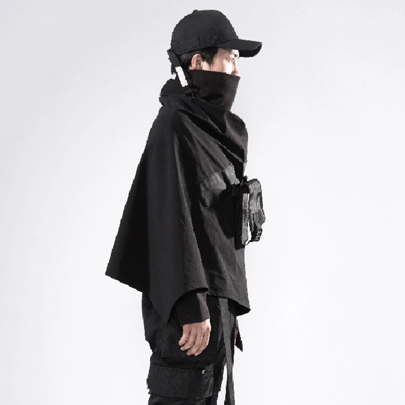 11 BYBB'S DARK Hip Hop Techwear kurtka Streetwear zamek błyskawiczny kurtka nietoperza odkryty wiatroszczelny szal luźny kardigan wiatrówka płaszcz